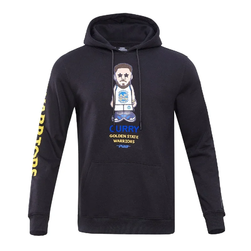 NBA GOLDEN STATE WARRIORS PRO CARTOON PLAYER HOODIE CURRY (BLACK)