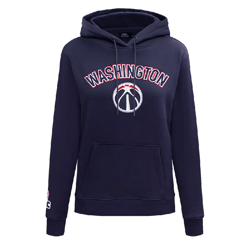 NBA WASHINGTON WIZARDS CLASSIC WOMEN'S PO HOODIE (MIDNIGHT NAVY)