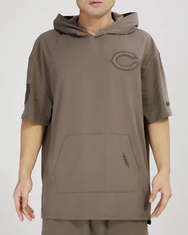 NFL CHICAGO BEARS NEUTRAL CJ SS PO HOODIE (DARK TAUPE)