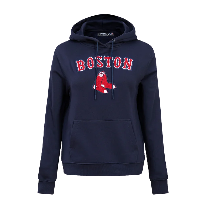 MLB BOSTON RED SOX CLASSIC WOMEN'S PO HOODIE (MIDNIGHT NAVY)