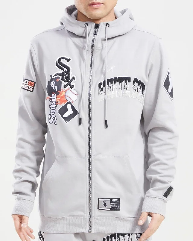 MLB CHICAGO WHITE SOX HOMETOWN FZ HOODIE (GRAY)