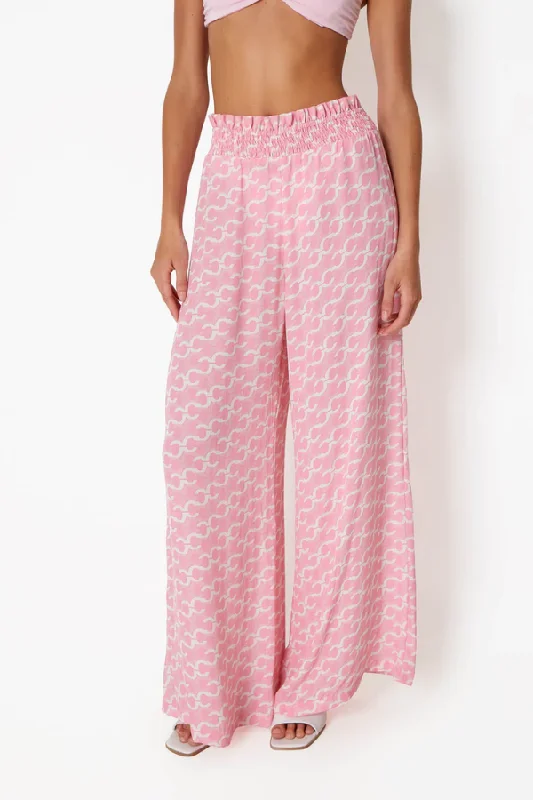 Mission Pants Logomania Pink