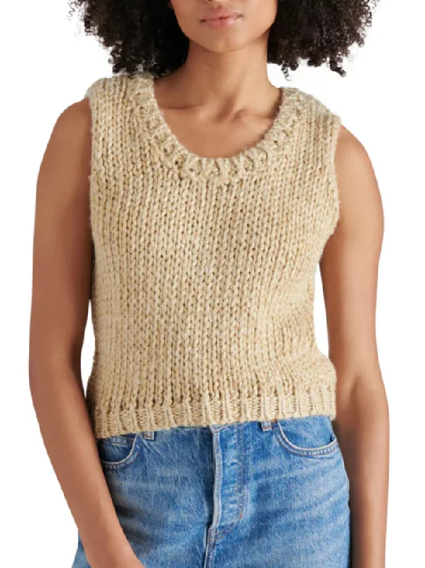 Eleny Gold Sweater Vest by Steve Madden