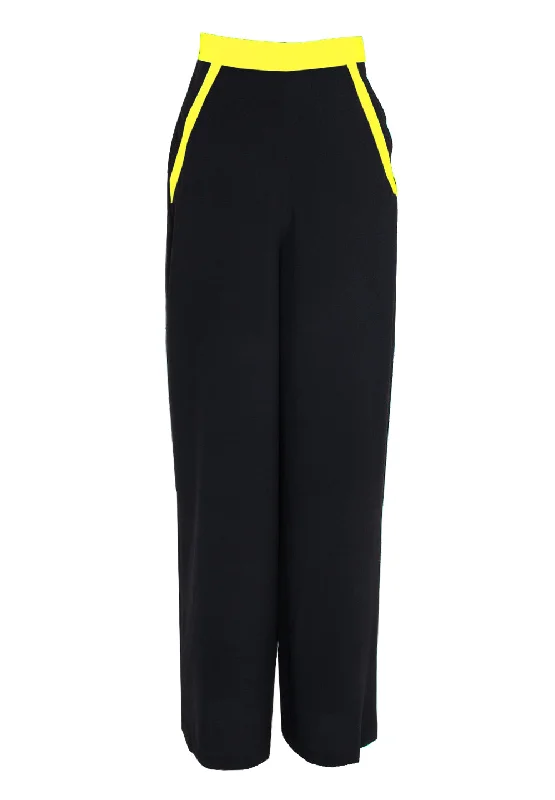 Monochrome - Black Pants (Neon Yellow)