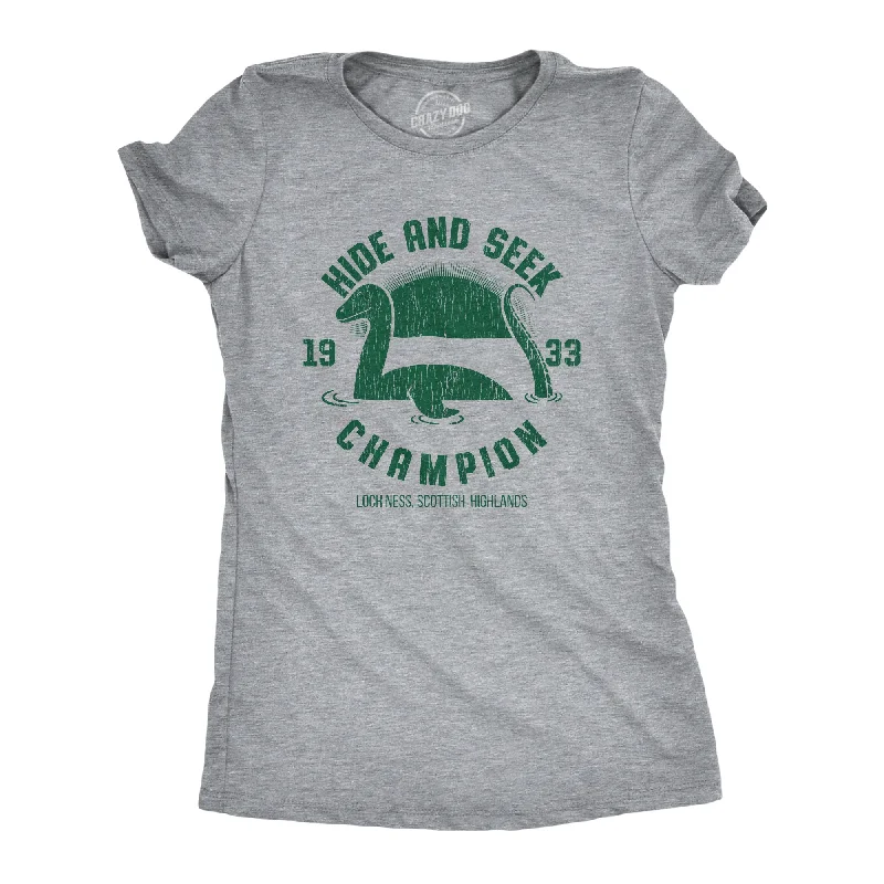 Loch Ness Hide And Seek Champion Women's T Shirt