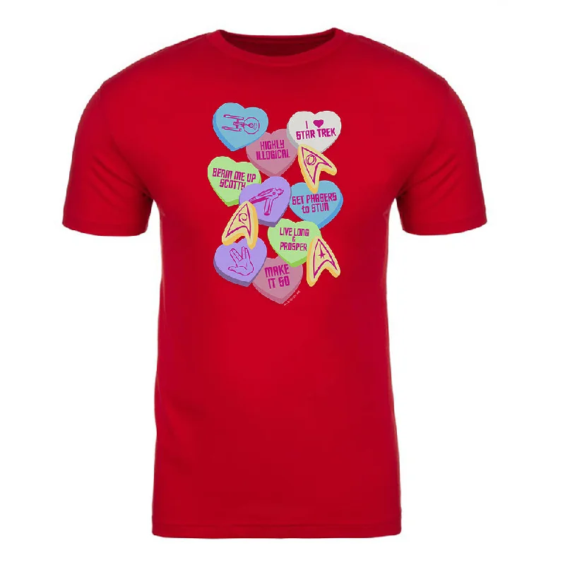 Star Trek Valentine's Day Collage Adult Short Sleeve T-Shirt