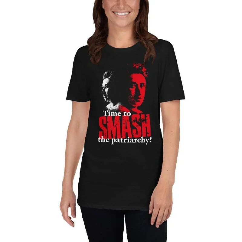 Time to SMASH the patriarchy! by Rosa Luxemburg - Premium T-Shirt