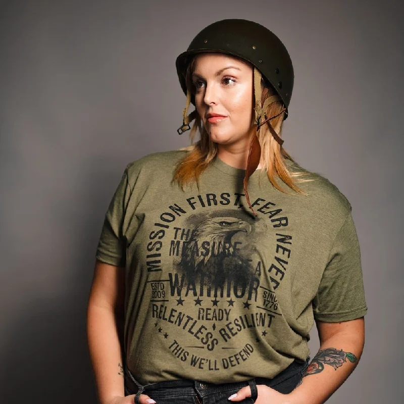 Women's Mission First Boyfriend Fit T-Shirt - Military Green