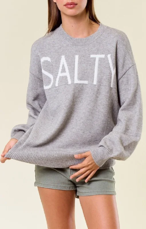 Mira Heather Grey "Salty" Sweater