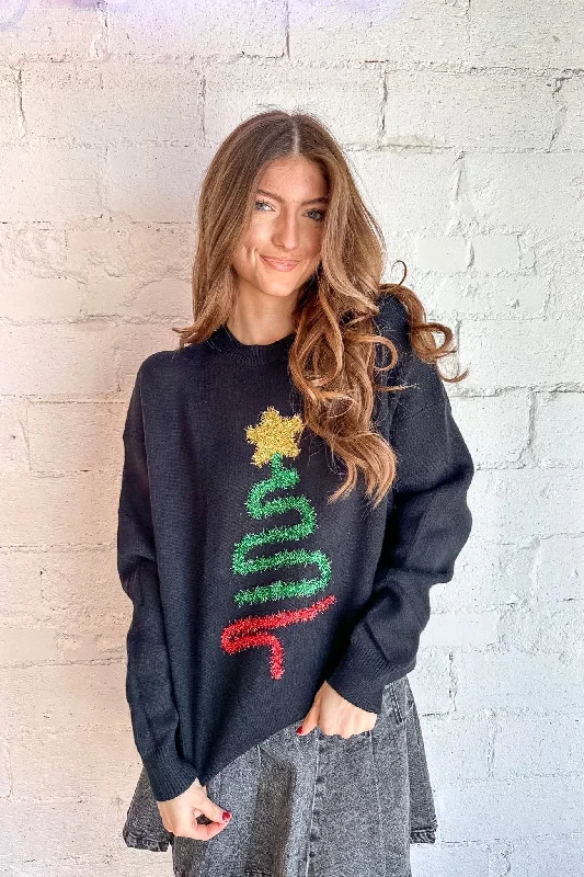 Sparkle Christmas Tree Sweater