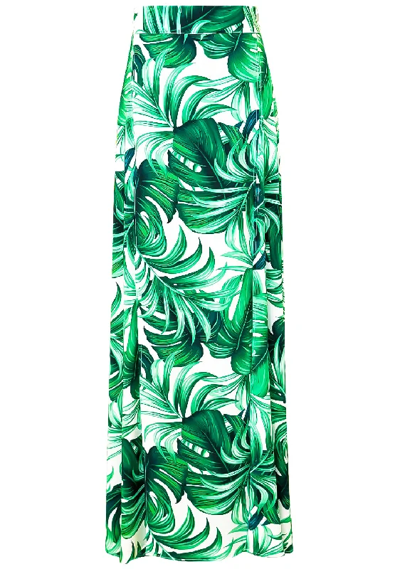 Jungle – Monstera White / Green Vera Skirt