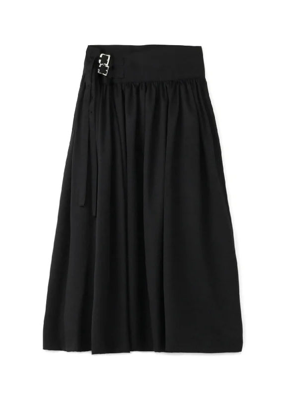 Standard W/Gabardine Long Gathered Skirt