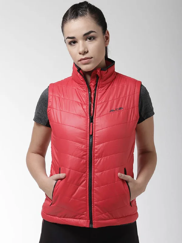 Alcis Womens Red Training Jacket WJKQ03-S