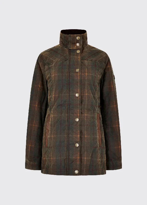 Annestown Wax Jacket - Hunter Brown