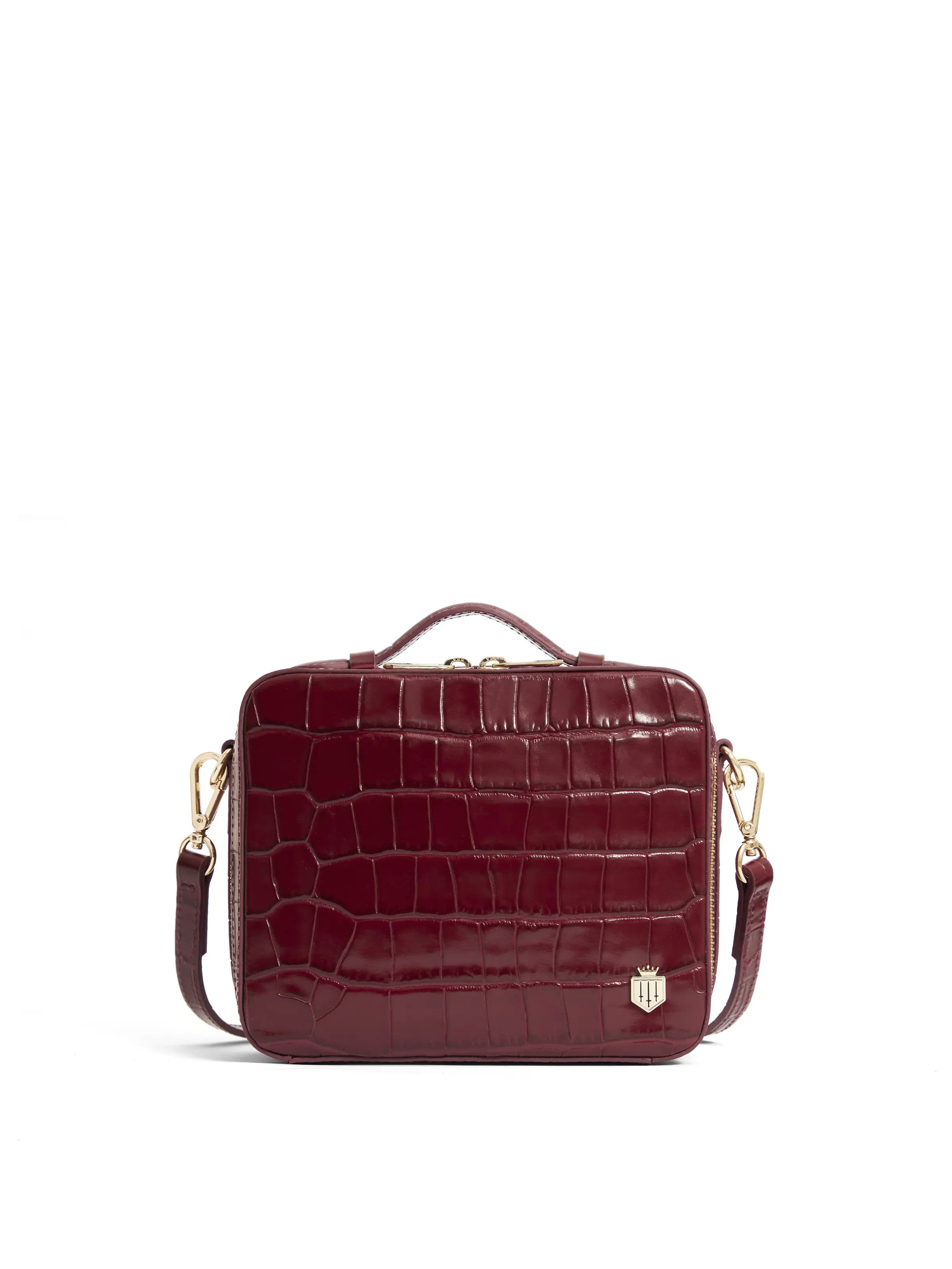 Buckingham - Ruby Croc Print Leather (Limited Edition)