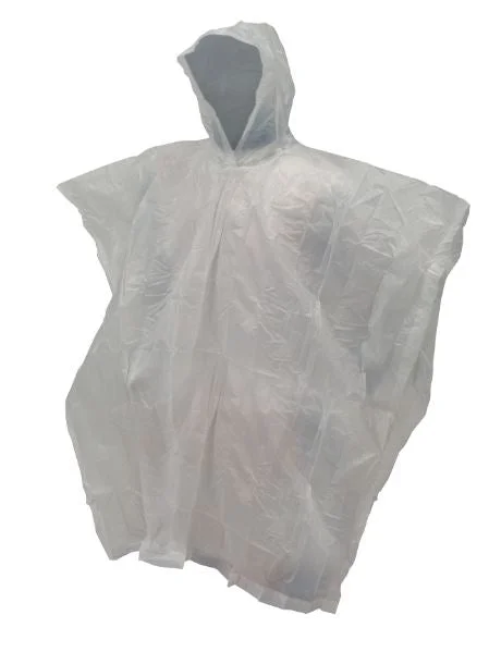 Emergency Poncho- Clear